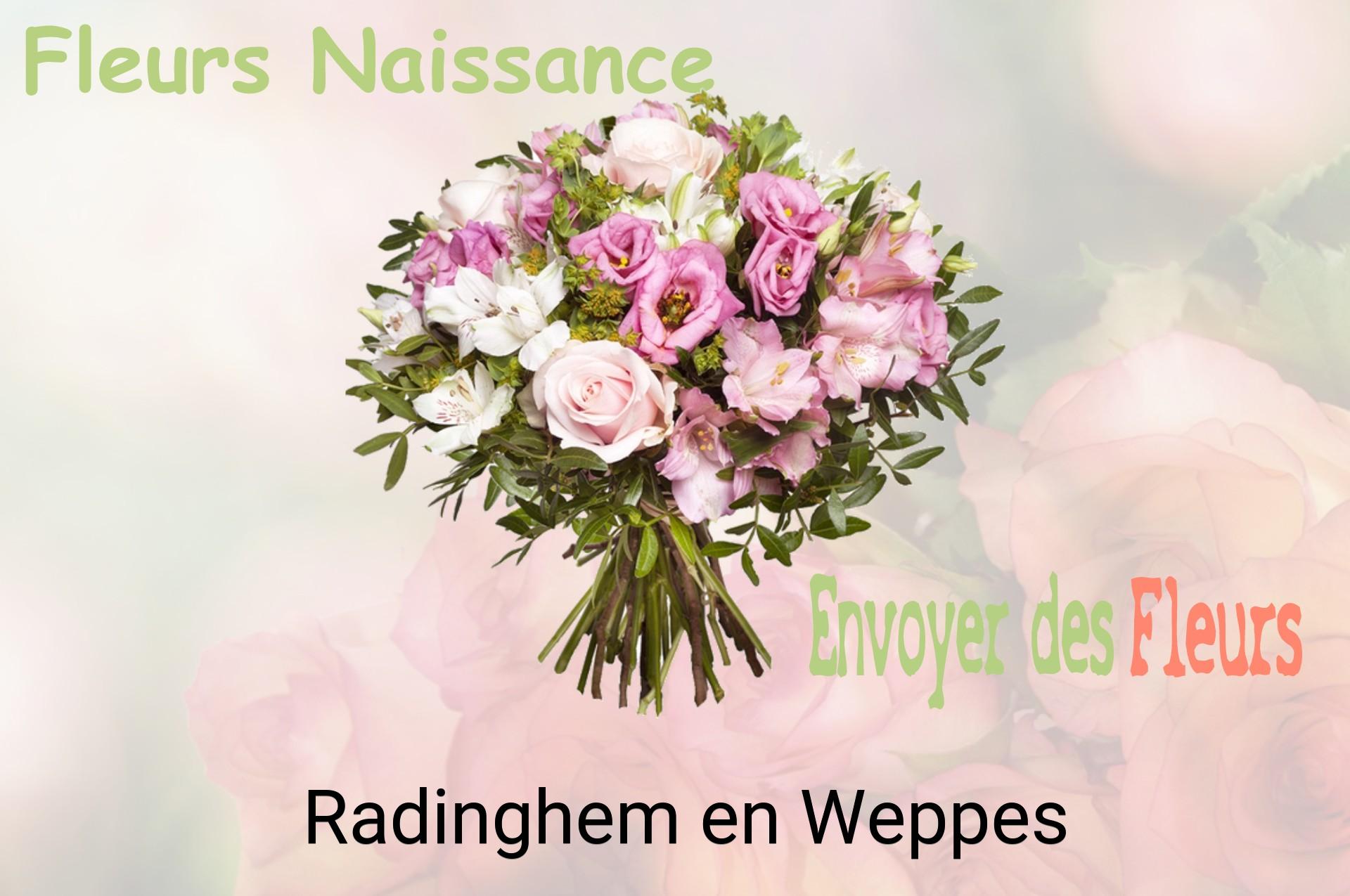 Bouquet de fleurs de naissance livré à Radinghem-en-Weppes